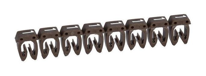 Маркер CAB 3 - для кабеля 4-6 мм² - цифра 1 - коричневый