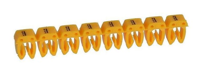 Маркер CAB 3 - условное обозначение - для кабеля 0,15-0,5мм² - постоянный ток